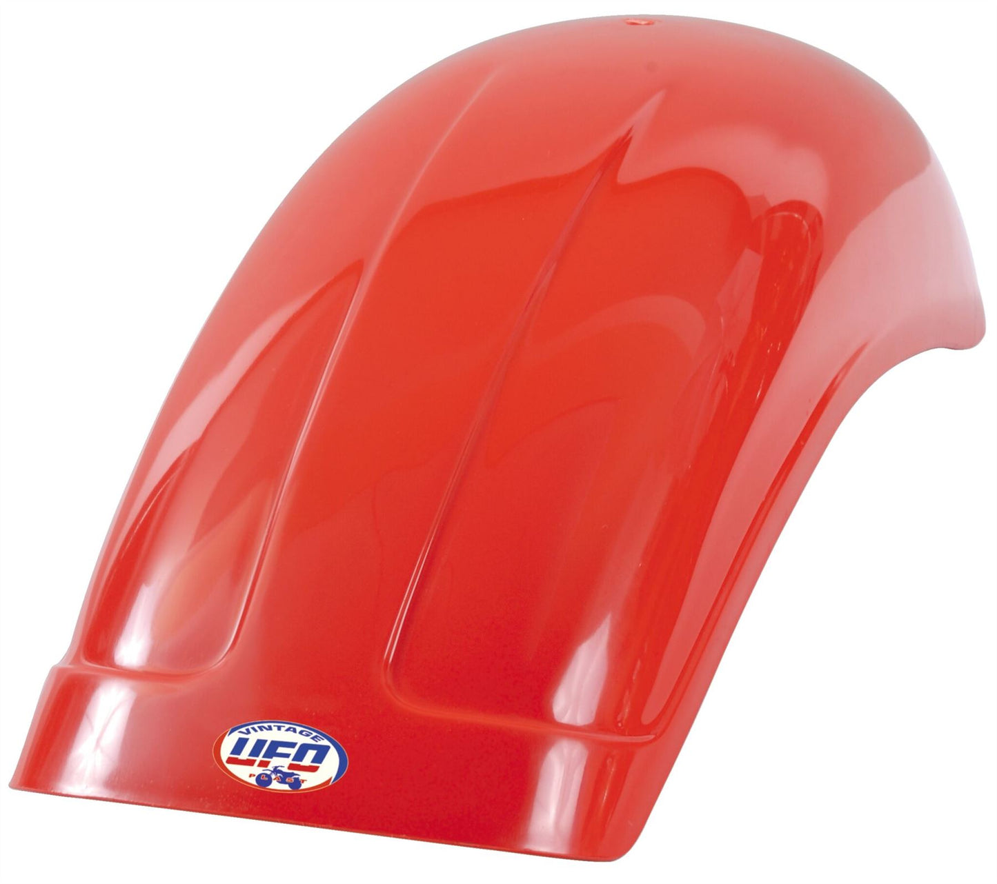 UFO VINTAGE UNI REAR FENDER CROSS LARGE (75-83) WHITE ME08024W