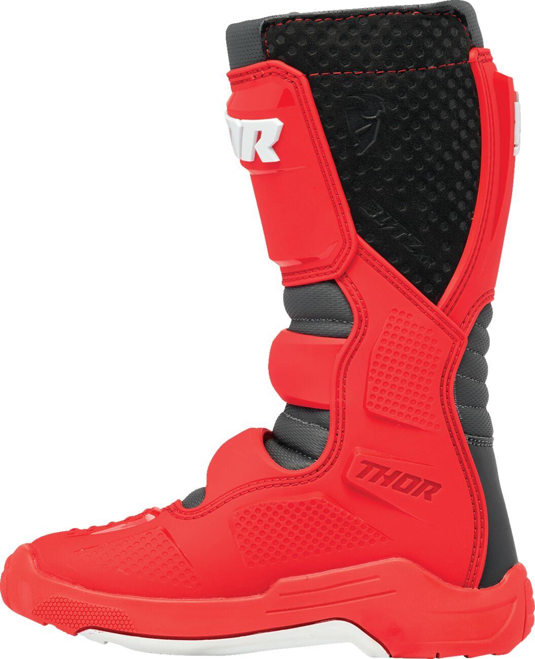 THOR Youth Blitz XR Boots Red