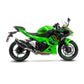 Leovince Muffler Lv-14r For Kawasaki Ninja 500 19-24 Matte Black Stainless Steel 15607b