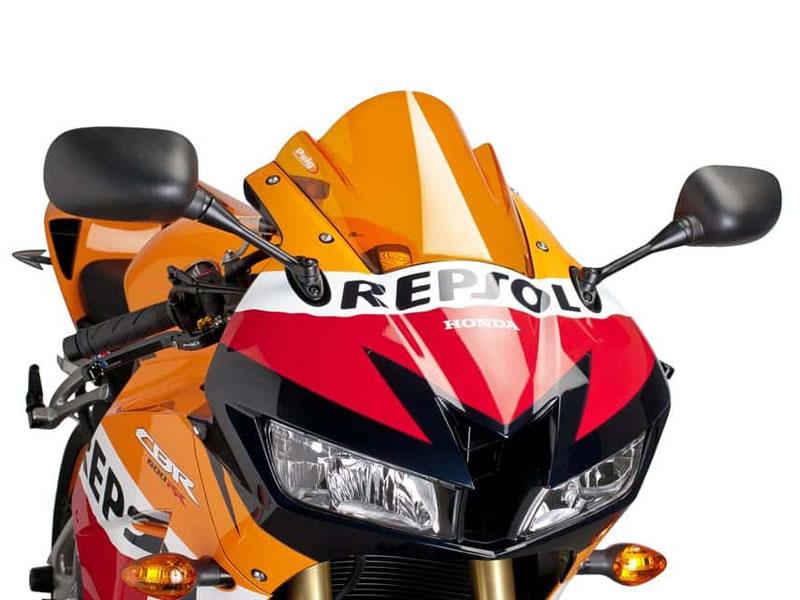 PUIG Z-Racing Screen Orange for Honda CBR600 RR 13-16 6478T