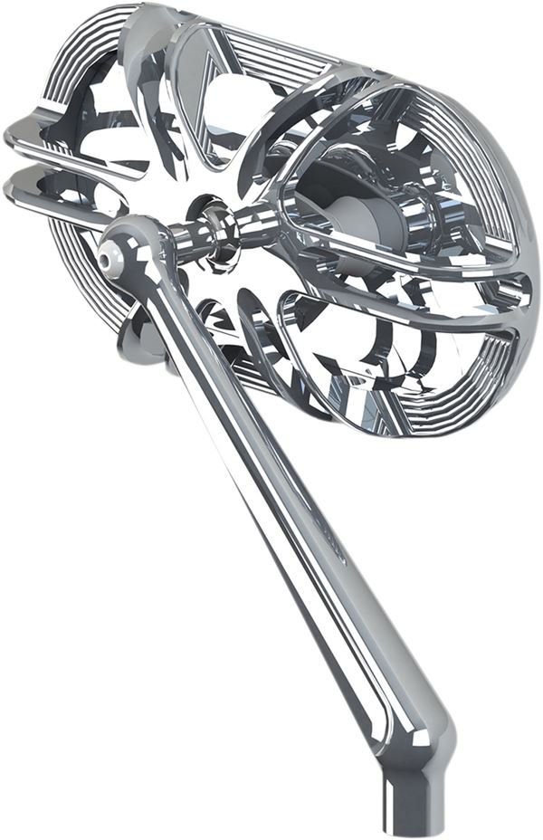 Arlen Ness Caged Series Mirror Chrome Aluminum Screw-In Right 13-167
