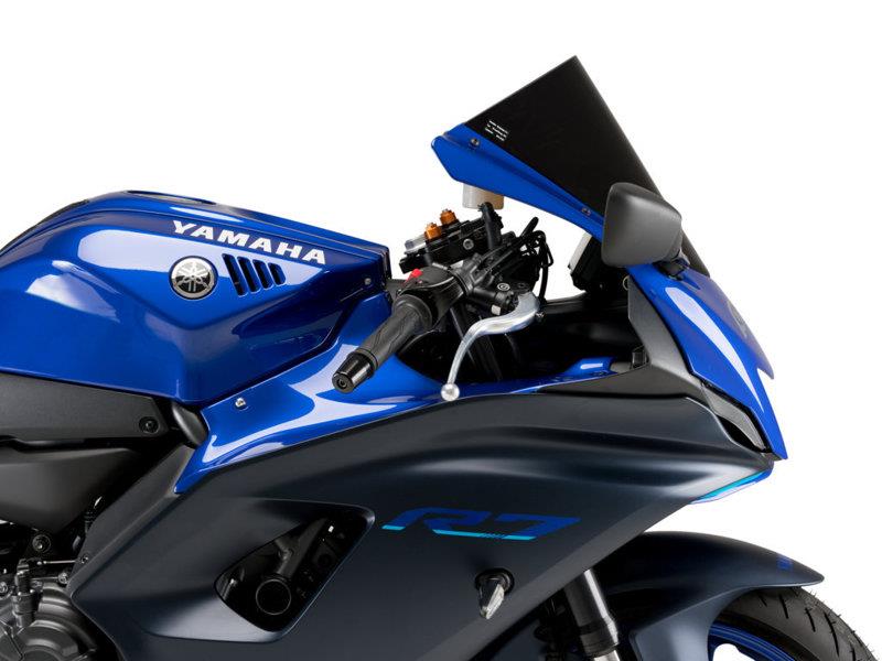 PUIG R-Racer Screen Black for Yamaha YZF R6/Race/R7 17-25 3633N