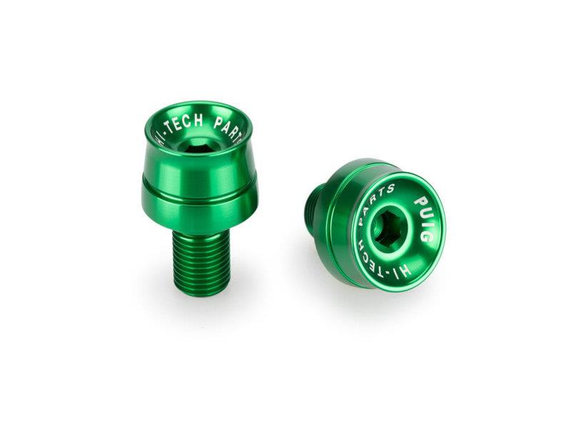 PUIG Speed Bar Ends Green Universal 20858V