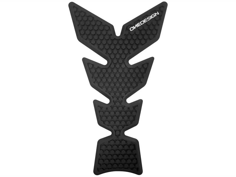 Puig Rubber Feel Tyre Tank Pad Black 7381U