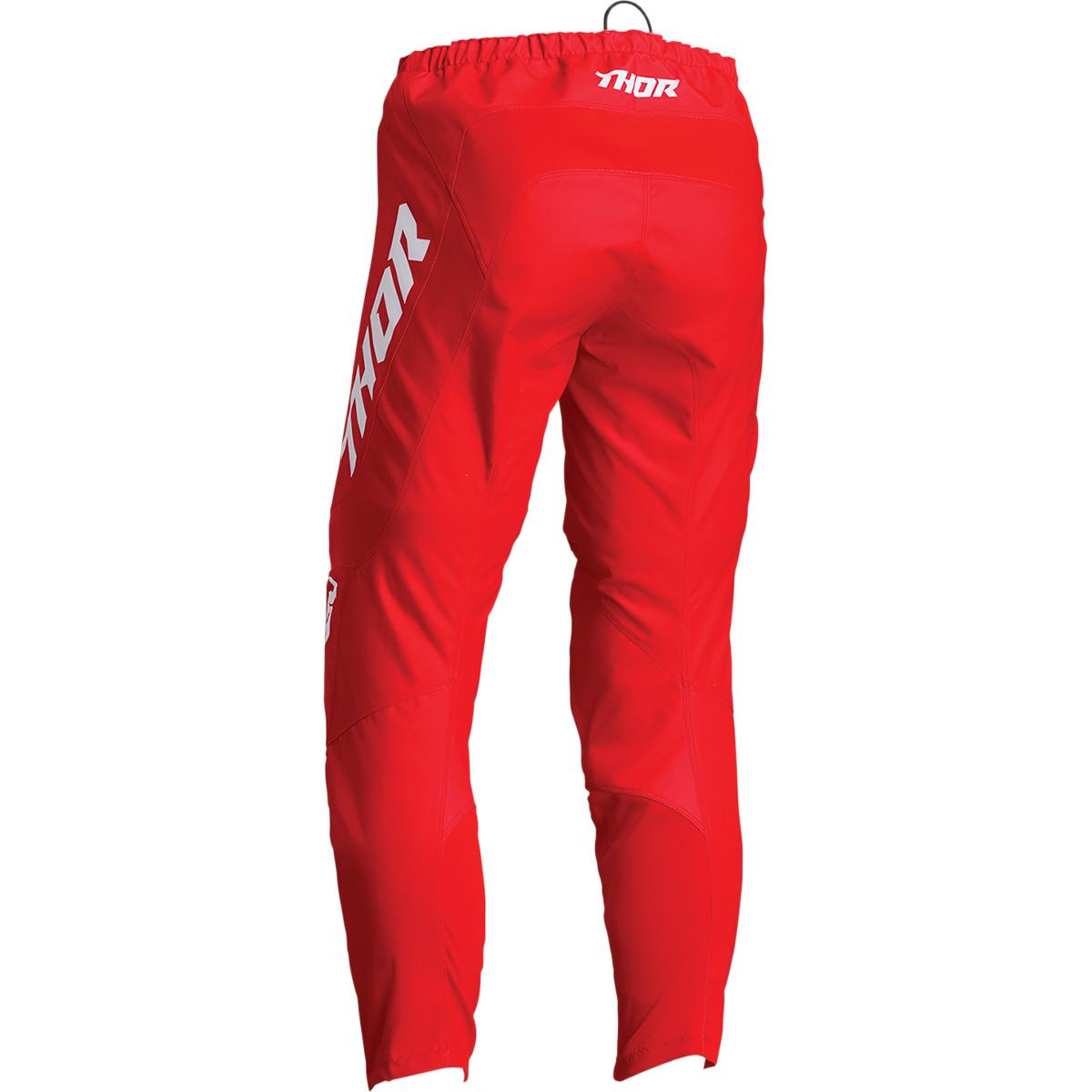 THOR Youth Sector Minimal MX Motorcross Pants Red 2023 Model