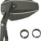 Daytona Bar End Mirror Black Aluminum 30mm Clamp Side View Long Design 89727