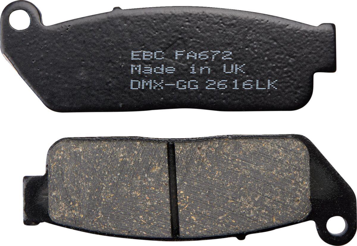 Ebc Organic Base "FA" Brake Pads For Indian Scout 60 2015-2016 FA672