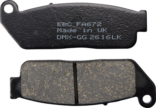 Ebc Organic Base "FA" Brake Pads For Indian Scout 60 2015-2016 FA672