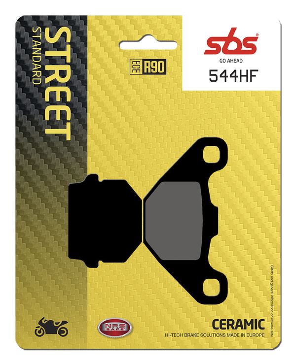 Sbs HF Street Ceramic Organic Brake Pads For Aprilia SX 125 1981-2022 544HF