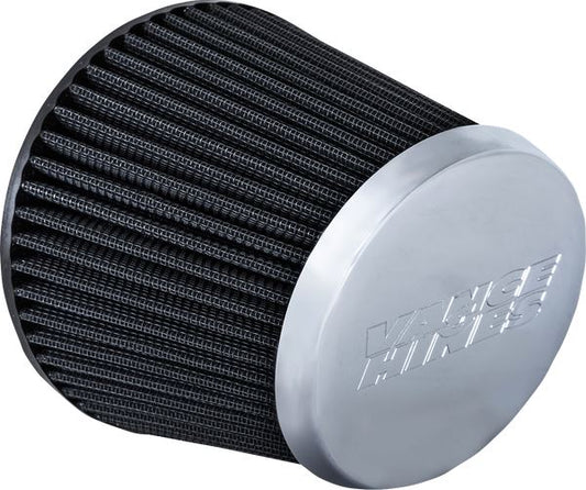 Vance & Hines Falcon Air Filter Replacement Chrome Pre-Oiled Cotton 23730