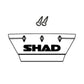 SHAD SH44 Replacement White Reflectors D1B441CAR