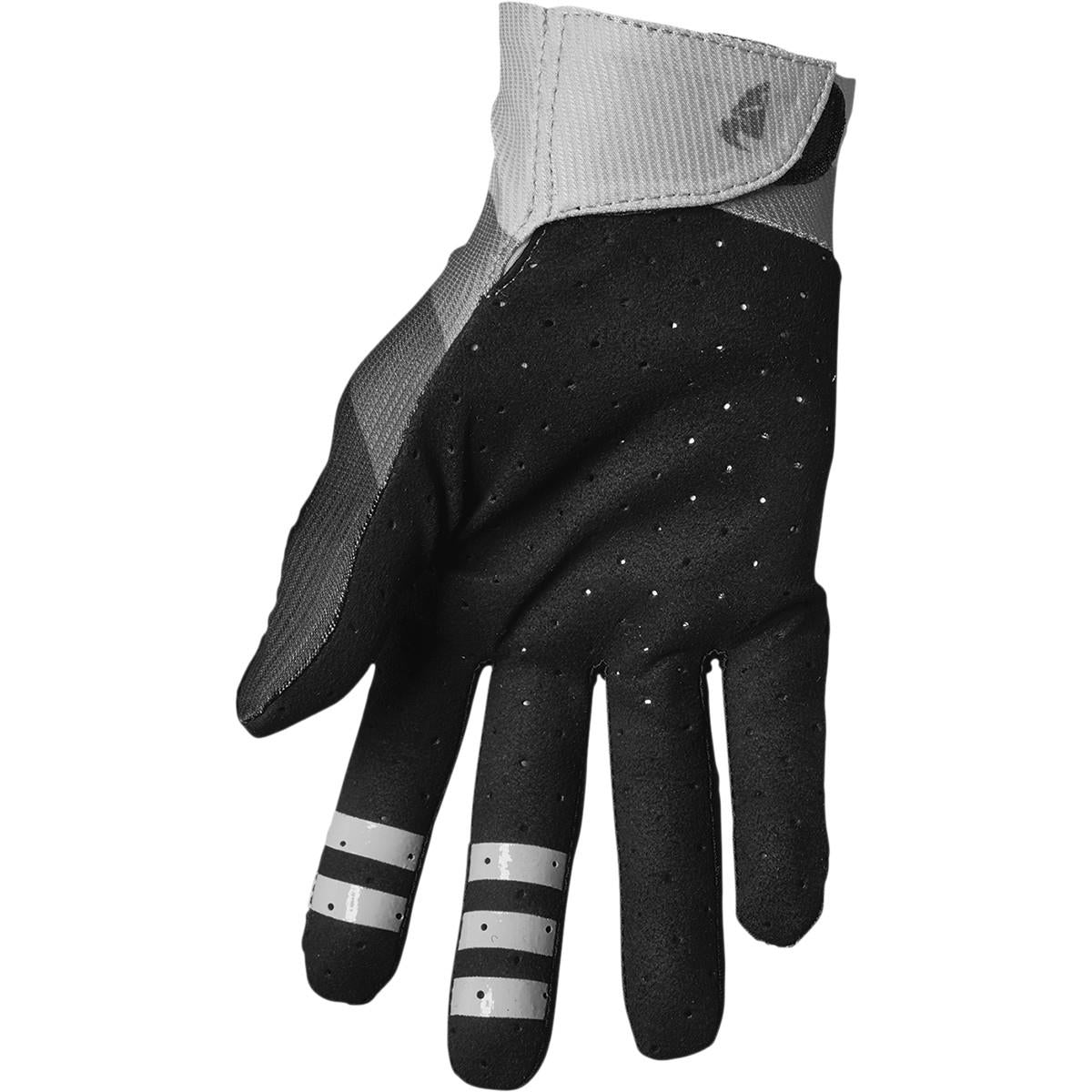 THOR Assist React MX Motorcross Gloves Black/Gray 2023 Model
