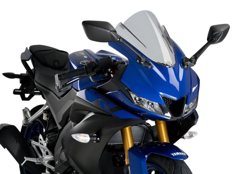 PUIG Z-Racing Screen Light Smoke for Yamaha YZF 125 R 19-22 3619H