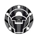 PUIG Radikal Fuel Cap Protector Grey for Yamaha MT-03/MT-125/YZF R3 15-25 8281U