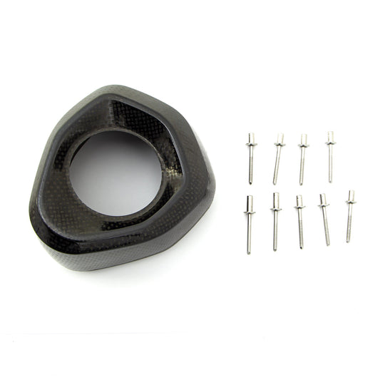 Akrapovic Muffler End Cap Black CF For Vespa GTS 300 I.E 10-20 V-EC347