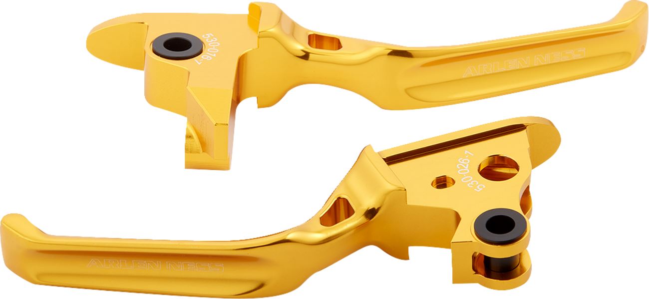 Arlen Ness Method Lever Set Gold For Harley Davidson FLTRK 1868 17-20 530-030