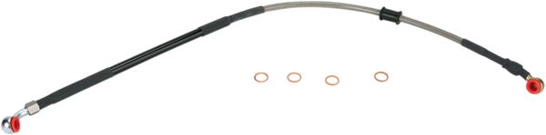 Moose Offroad Braided Brake Line For Honda CRF 450 R 2002-2008 H02-2-027/P