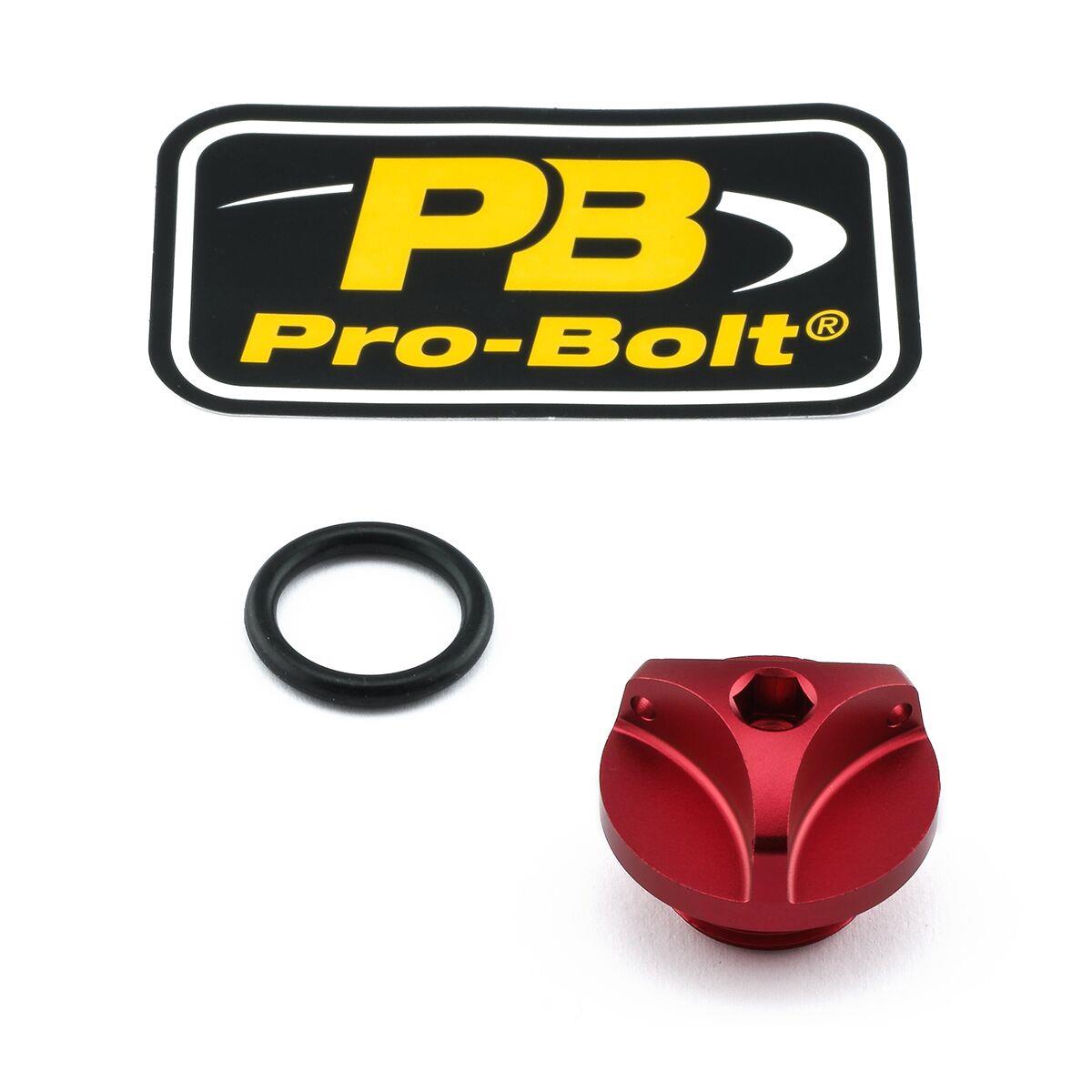 Pro Bolt Aluminium Oil Filler Caps For Suzuki GSX-R 750 1982-2026 OFCS10R