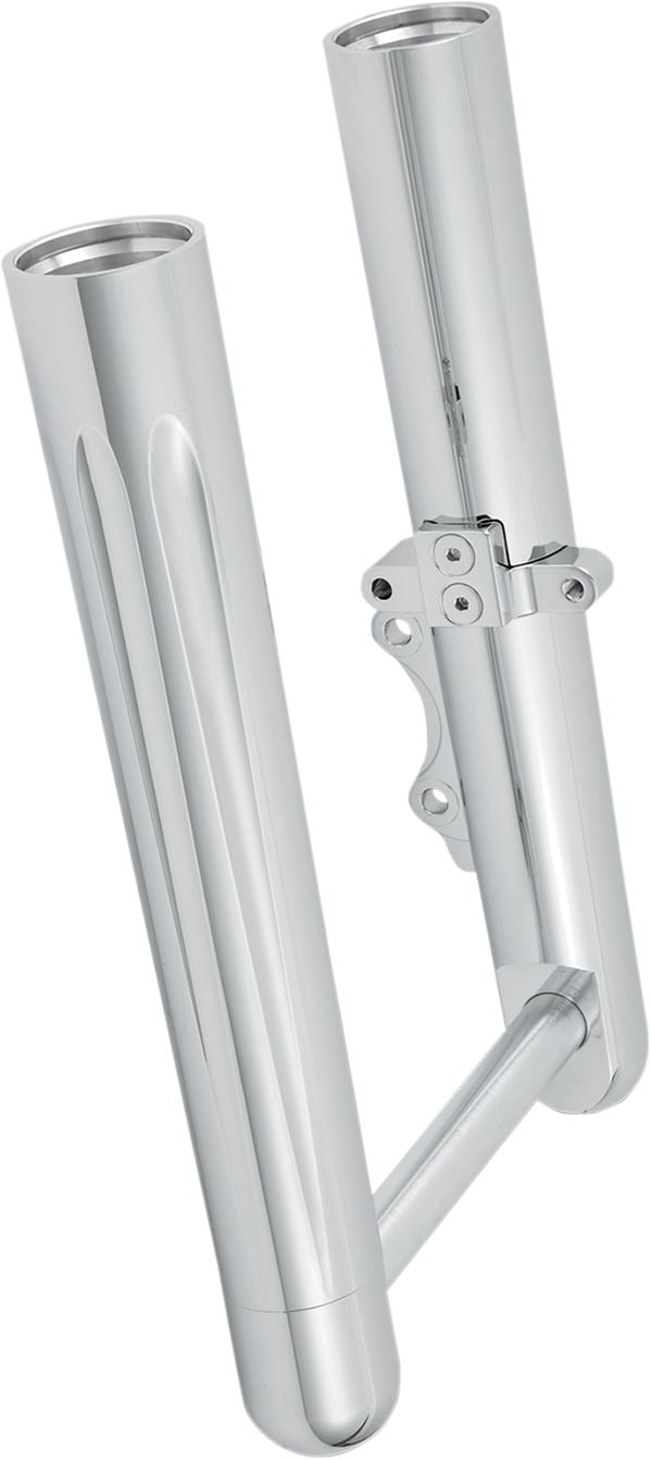 Arlen Ness Dual-Disc Hot Fork Legs Chrome For HD FLHR 1584 08-13 06-510