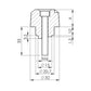 Puig Short Bar End Weights Silver 21298O