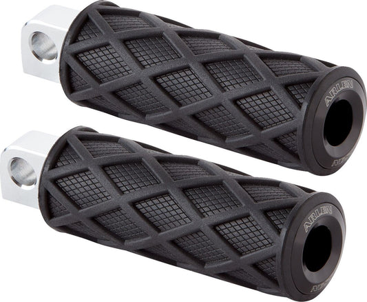 Arlen Ness Diamond Footpegs Rubber Steel For HD FLHTC 1584 00-10 400-047