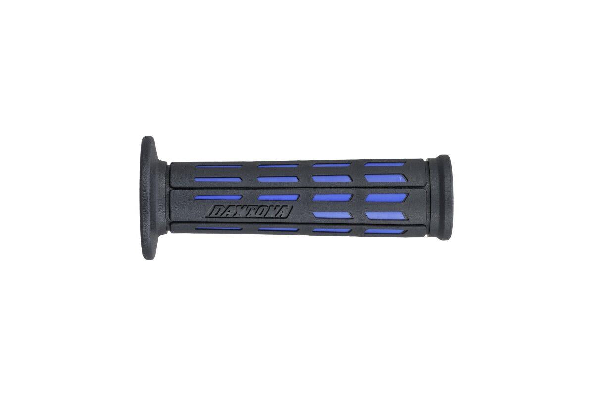 Daytona Grippy Grip GGD-Tapered-SP 22.2mm Open End Black/Blue Grips Pair 25164