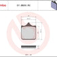 BREMBO BRAKE PAD RC CARBON CERAMIC RACING UPGRADE LINE FR/RR 07BB33RC