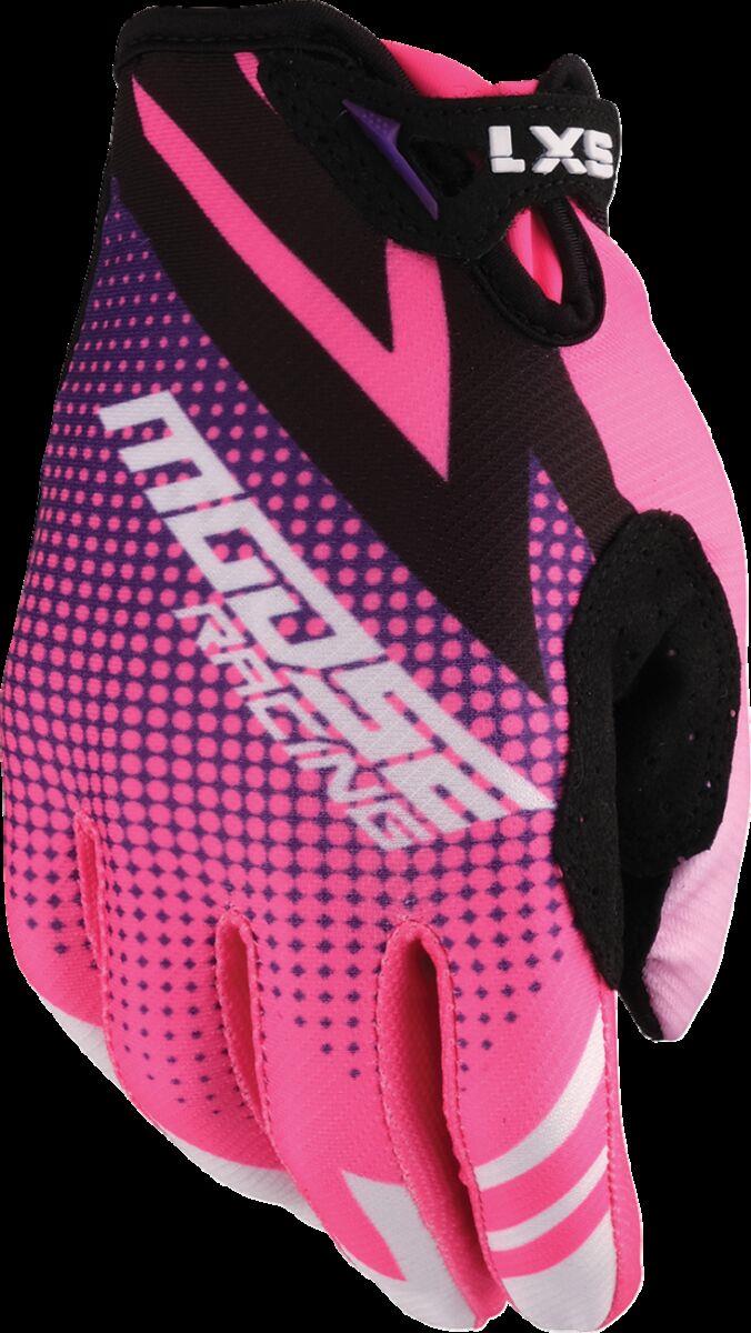 Moose Racing Gloves Youth Sx1 Pink/Purple