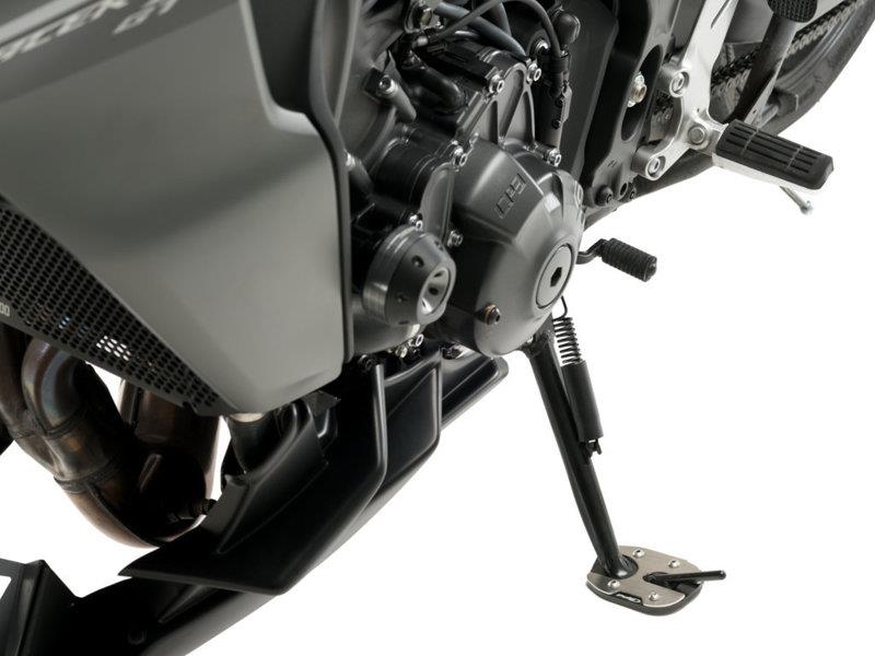 PUIG Kickstand Extension Pad Black for Yamaha MT-09/SP/Tracer9/GT 21-25 20677N