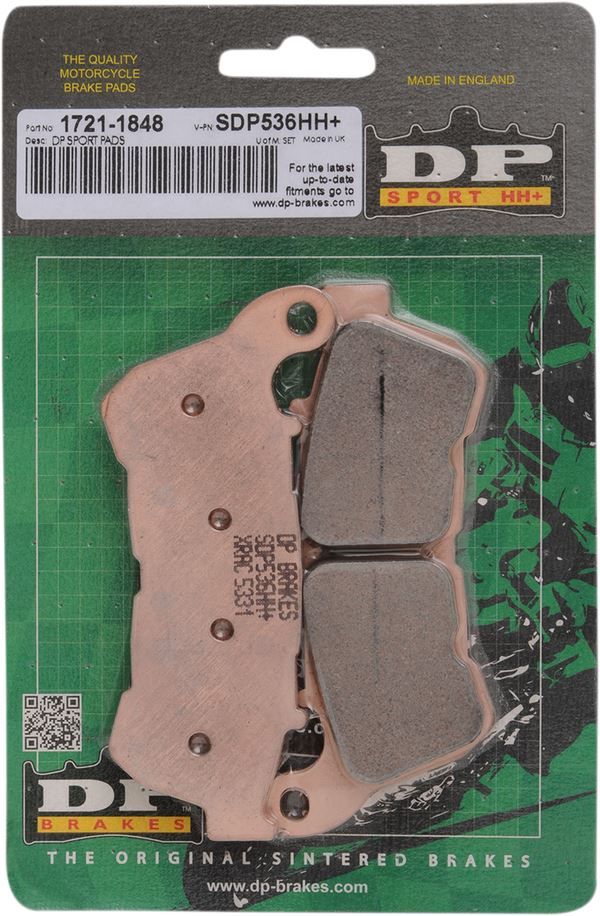 Dp Brakes Metal Brake Pads For Harley XL 1200 X 2014-2022 SDP536HH+