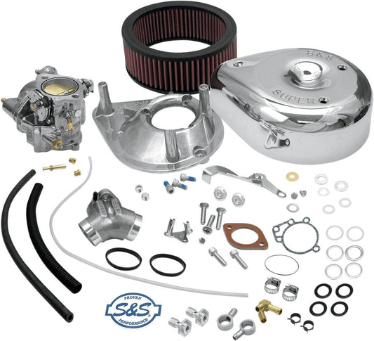 S&S Cycle Super E Carburetor Kit With Manifold For Harley XLH 883 91-03 11-0409