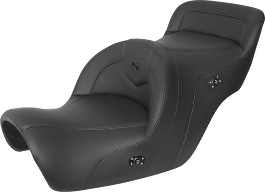 SADDLEMEN Roadsofa™ 2-Up Seat Seat Black Heated Without Backrest H88-07-187HCT