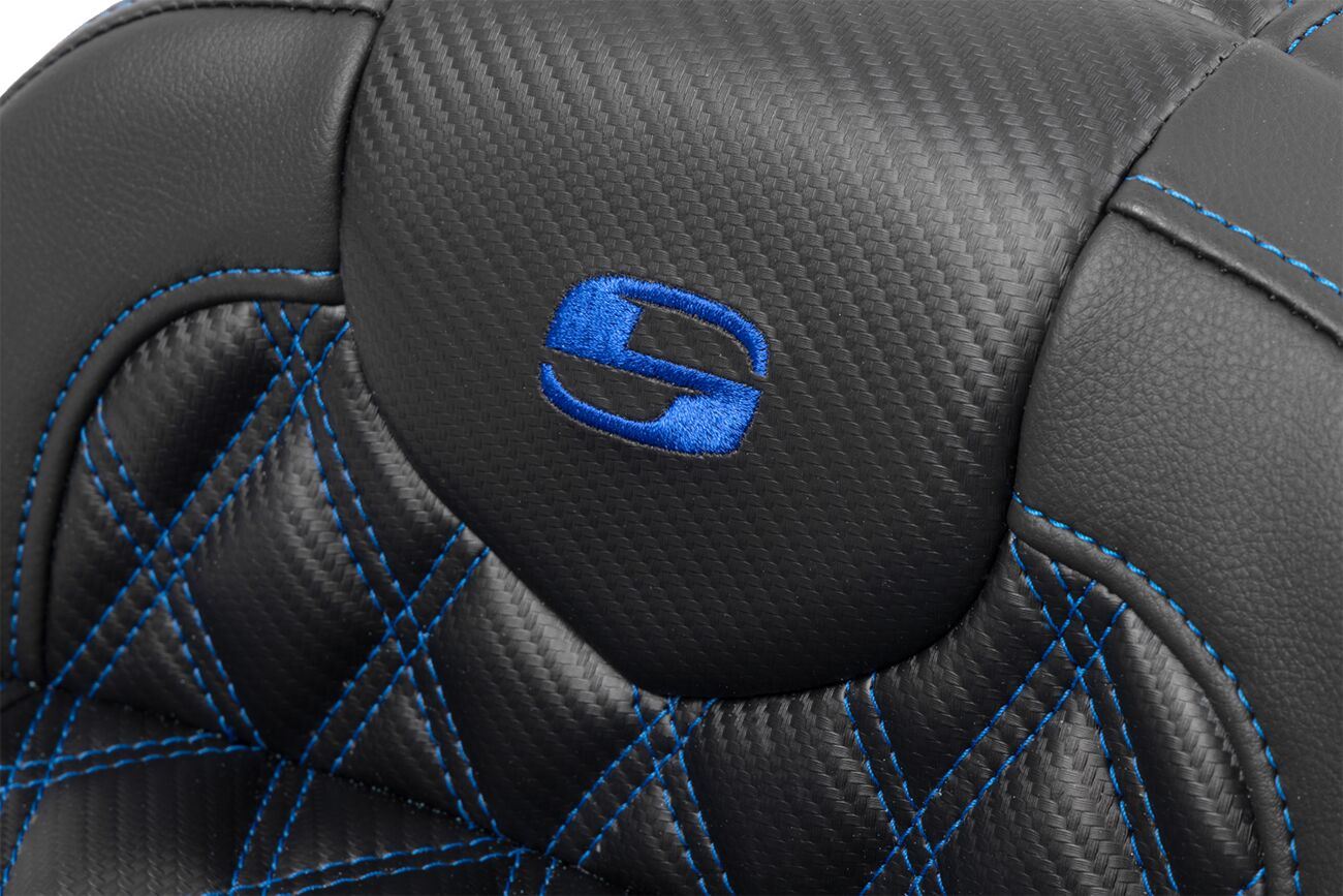 Saddlemen Roadsofa Lattice Stitch Seat For Harley Davidson FLTRXSE 1977 23-24 823-07-20601