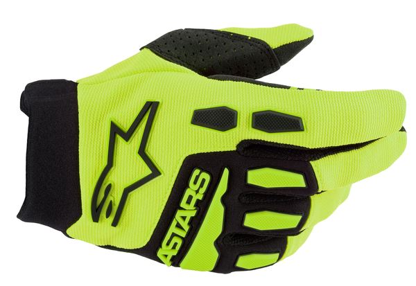 Alpinestars Youth Full Bore Gloves Black Yellow