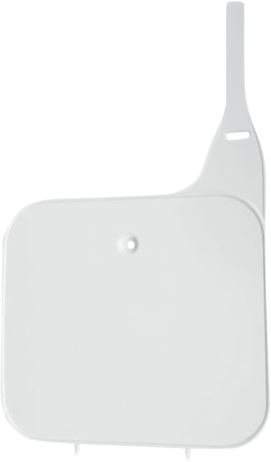 UFO FRONT NUMBER PLATE HONDA CR125/250/500 WHITE HO02607-041