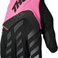 THOR Women's Spectrum MX Motorcross Gloves Black/Pink 2023 Model