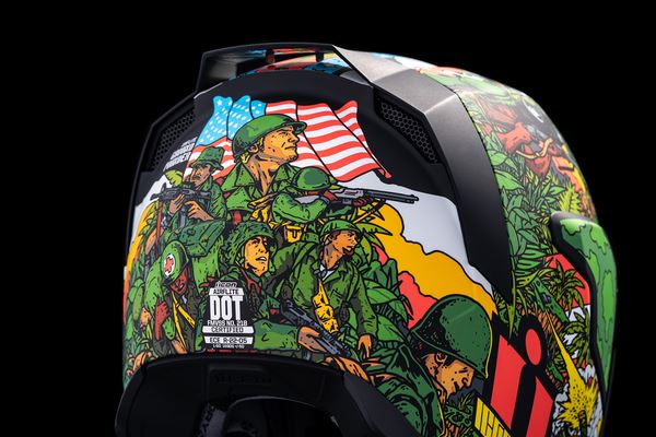 ICON Airflite™ GP23 Motorcycle Helmet Green - 2023 Model