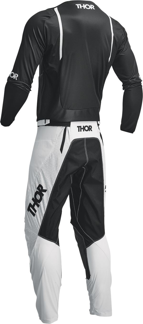 THOR Pulse Mono MX Motorcross Jersey Black/White 2023 Model