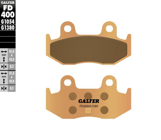 GALFER Brake Pad Street Sintered Metal FD400G1380