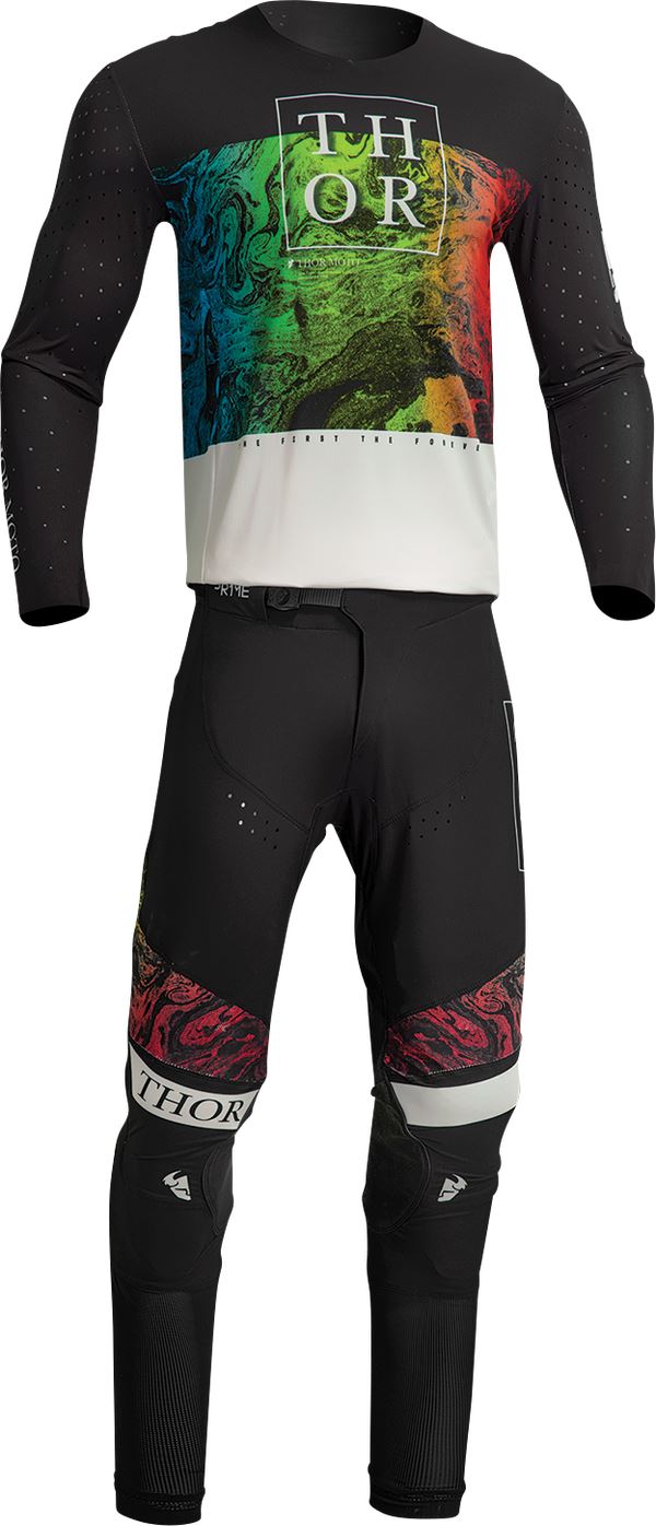 THOR Prime Melter MX Motorcross Jersey Black/White 2023 Model