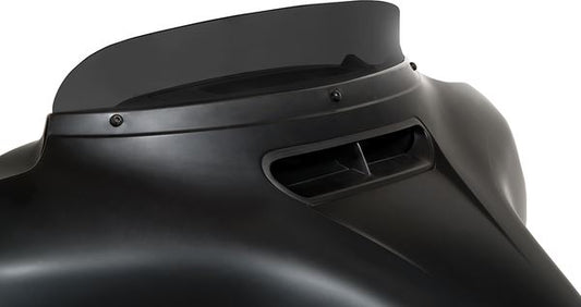 MEMPHIS SHADES Batwing Spoiler Windshield Black 14-UP FLH 3 MEP87810