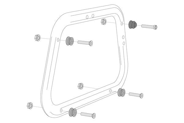 SW MOTECH Adapter Kit for EVO Carrier KFT.00.152.22500