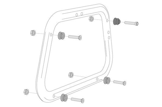 SW MOTECH Adapter Kit for EVO Carrier KFT.00.152.22500