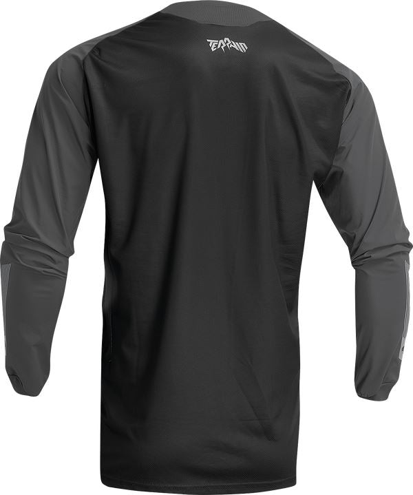 THOR Terrain MX Motorcross Jersey Black/Charcoal 2023 Model