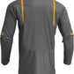 THOR Pulse Mono MX Motorcross Jersey Gray/Yellow 2023 Model
