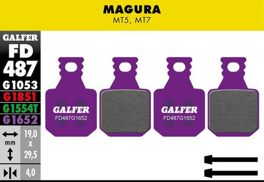 GALFER Brake Pad Bicycle FD487G1652