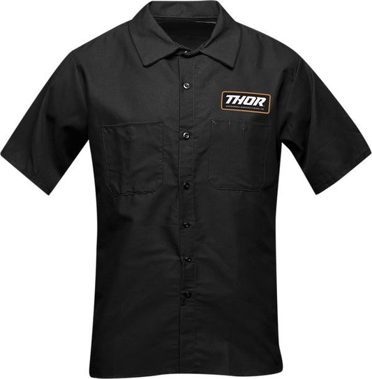 THOR Standard Work MX Motorcross Shirt Black 2023 Model