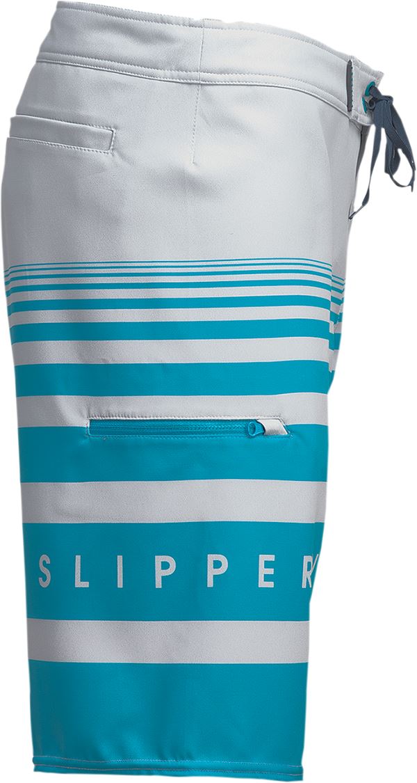 SLIPPERY Watersports Glide Board Shorts Gray/Aqua