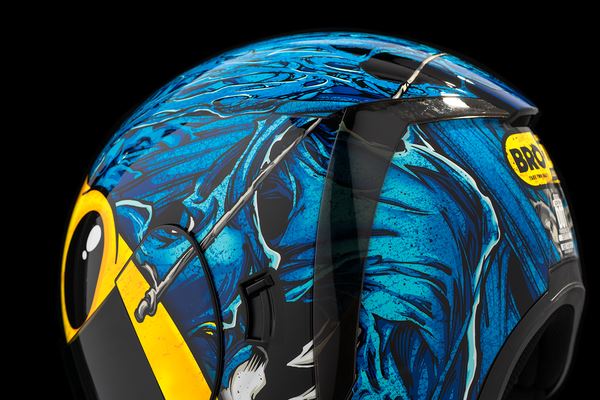 ICON Airform™ Brozak MIPS® Motorcycle Helmet Blue - 2023 Model