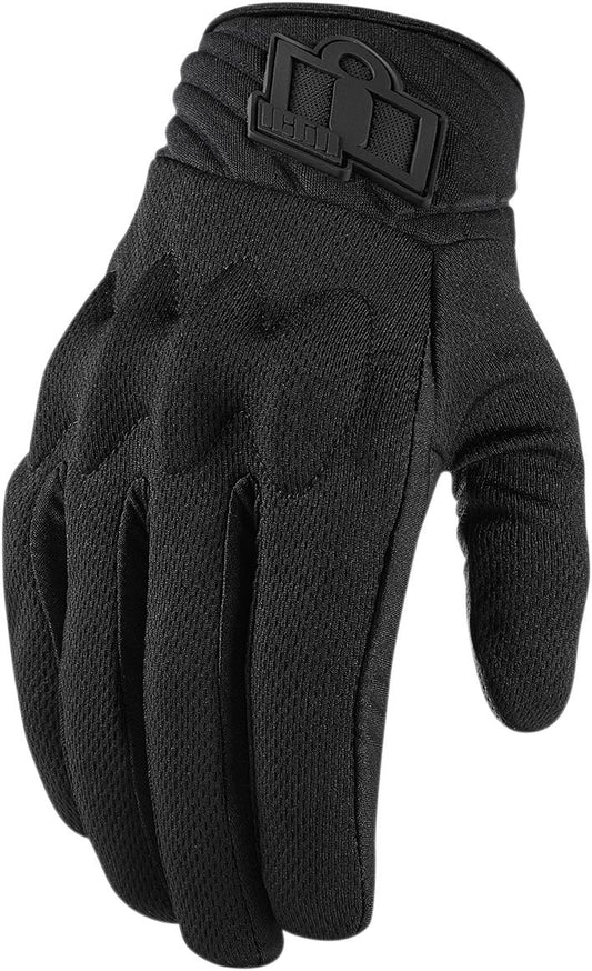 ICON Women's Anthem 2 CE Motorcycle Gloves Black 2023 Model